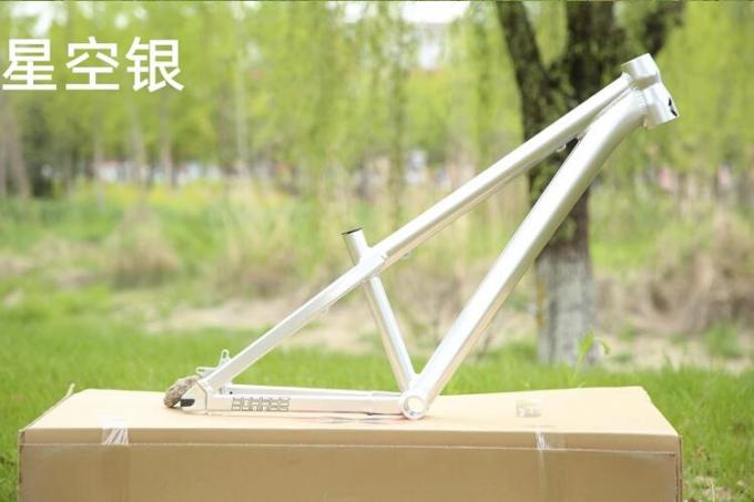 Chinesischer billiger Aluminiumfahrrad-Rahmen-horizontaler Austritts-Gebirgsfahrrad Hardtail-Rahmen des schmutz-Pullover-4X BMX 1