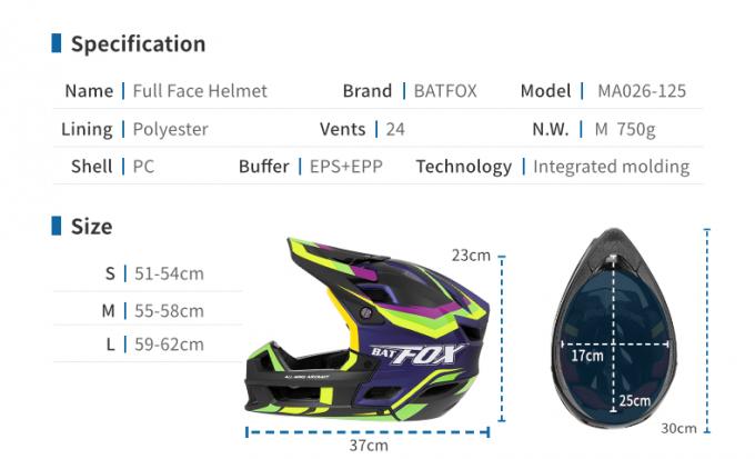 Unisex-Helm und Schutz in S/M/L Größe mit abnehmbaren Rand 1