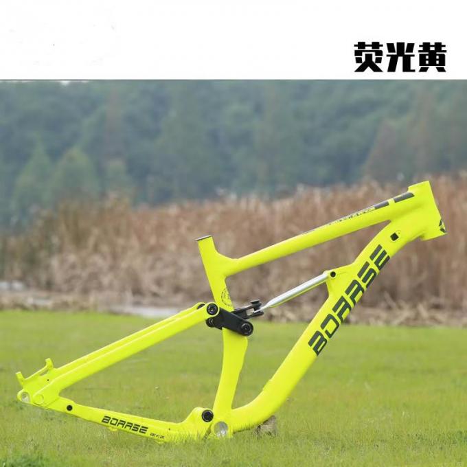 China Stock 27.5er Enduro Vollfederung Mountainbike Rahmen Abfahrt Softtail MTB 6