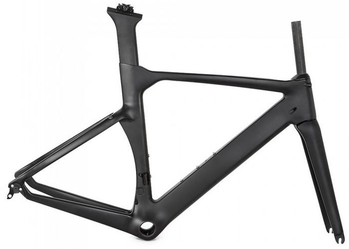 700c Road Carbon Bike Frame Racing 1150kg OEM Matte/Glanz Full Carbon mit Gabel 0